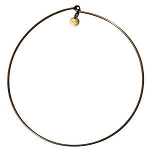 Twisted Silver Brand neck wire thin Necklace Choker Distressed Modernist 15"